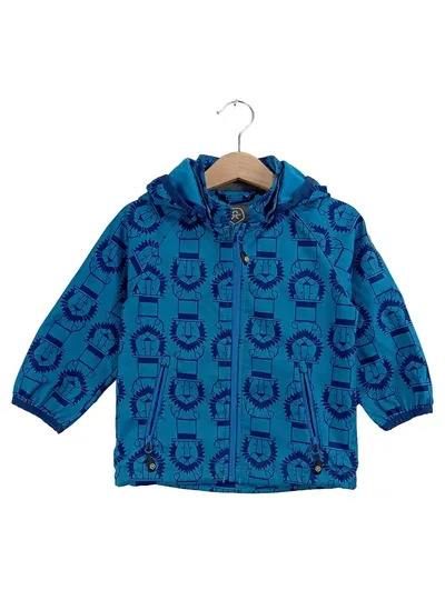 Color Kids Leichte Jacke Kinder Gr. 86-92 Blau Tiermotive Kapuze