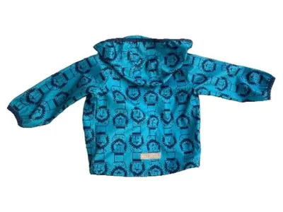 Color Kids Leichte Jacke Kinder Gr. 86-92 Blau Tiermotive Kapuze
