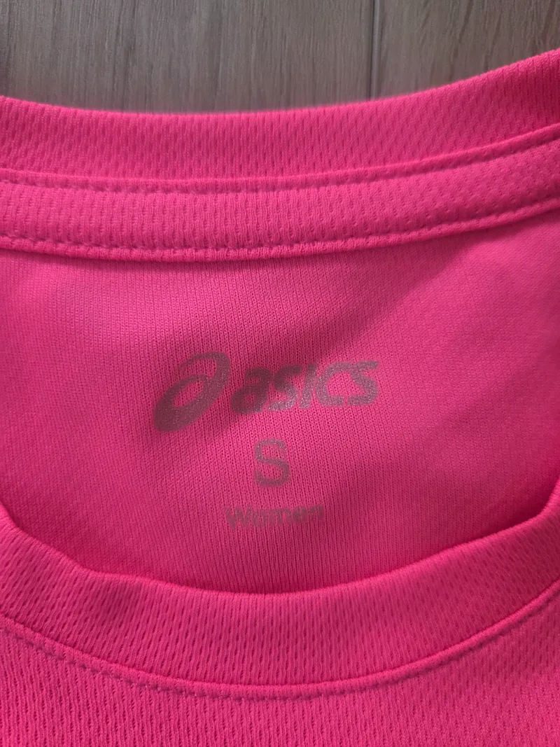ASICS Damen Sport Shirt Laufshirt Pink Gr. S Kurzarm Funktionsshirt 3