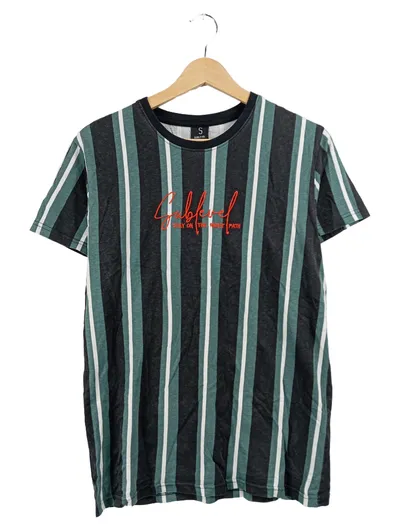 Sublevel Herren T-Shirt Gr. 46, S Mehrfarbig Gestreift Streetwear