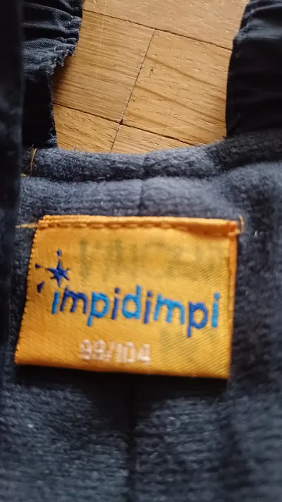 Impidimpi Kinder Latzhose Schneehose Blau Gr. 98-104 Outdoor