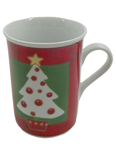 Flirt by R&B Tasse Tannenduft Keramik Rot Weihnachtsbaum Weihnachten 300ml