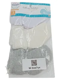 Beauty Baby Erstlings-Söckchen 3 Paar Socken Mehrfarbig Gr. 68 (0-6 Monate) Neu 1