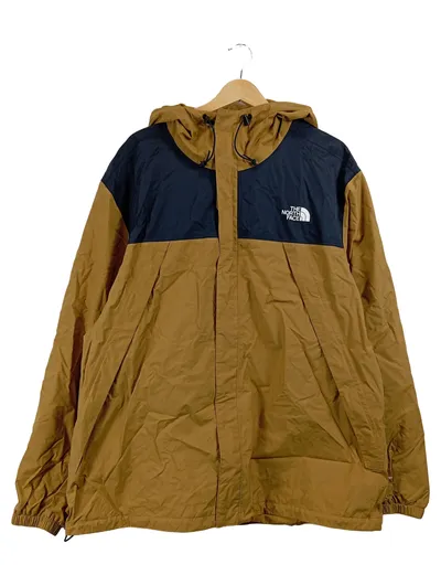 The North Face Herren Outdoorjacke Windbreaker Gr. 2XL Braun Kapuze