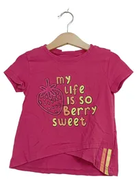 Coccodrillo Mädchen T-Shirt Gr. 110 Pink Kurzarm Berry Sweet Casual 1