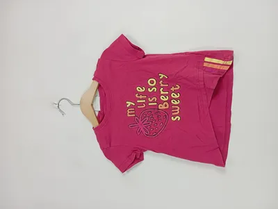 Coccodrillo Mädchen T-Shirt Gr. 110 Pink Kurzarm Berry Sweet Casual
