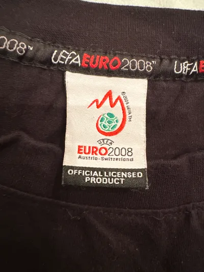 UEFA EURO 2008 Austria-Switzerland Fanshirt Herren Gr. XL Schwarz