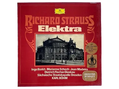 Richard Strauss Elektra Deutsche Grammophon Vinyl LP Box Karl Böhm Dresden