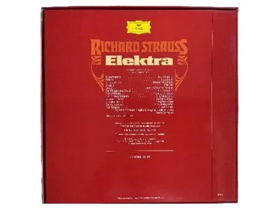 Richard Strauss Elektra Deutsche Grammophon Vinyl LP Box Karl Böhm Dresden