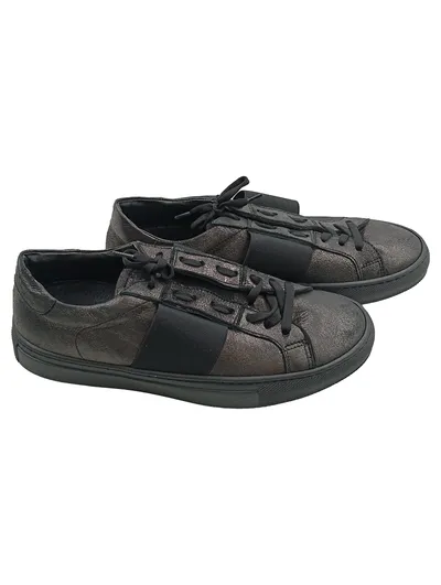 Alesya Sneaker low Damen Grau Gr. 39 Urban Metallic-Look
