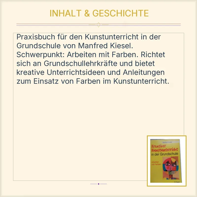 Kreativer Kunstunterricht Grundschule Arbeiten mit Farben Manfred Kiesel Auer 3