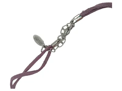 Esprit Damen Halskette mit Anhänger Lila Bohemian Perlen 74 cm