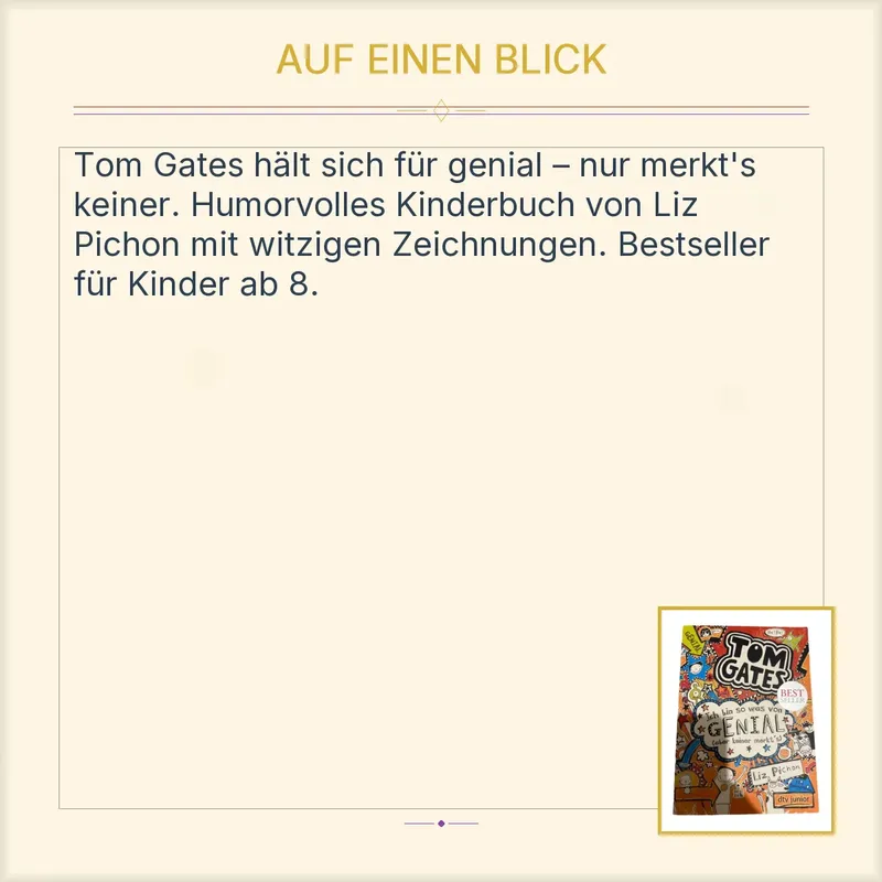 Tom Gates: Ich bin so was von genial (aber keiner merkt's) Liz Pichon 2