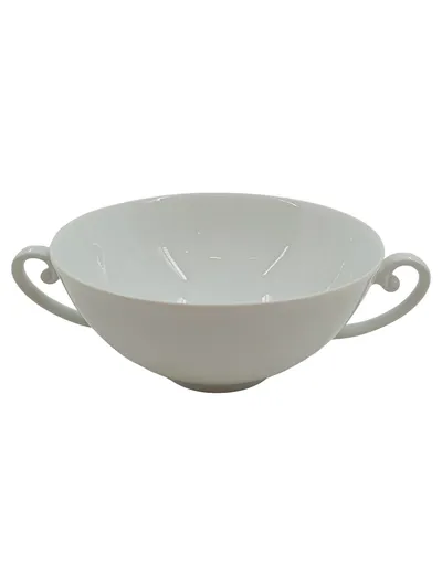 Tirschenreuth Alt 1838 Suppentasse Porzellan Weiß Germany Klassisch
