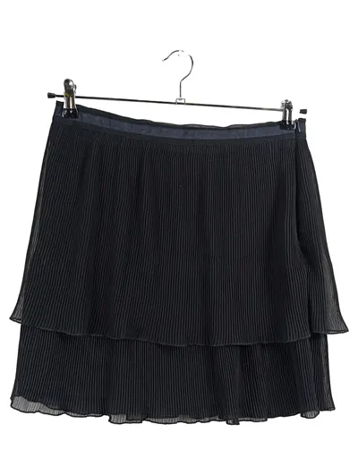3 Suisses Collection Damen Faltenrock Schwarz Gr. 38 M