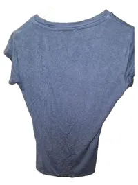 FILA Damen T-Shirt Gr. 36 S Blau Logo-Print Sportlich 3