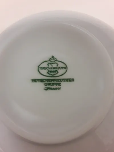 Tirschenreuth Suppentasse Porzellan Weiß Hutschenreuther Gruppe Germany