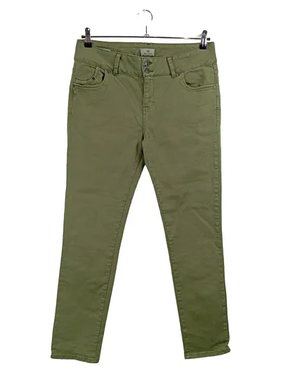 LTB Blue Addicted Damen Stoffhose Gr. 34 Oliv Slim Fit Casual Jeans