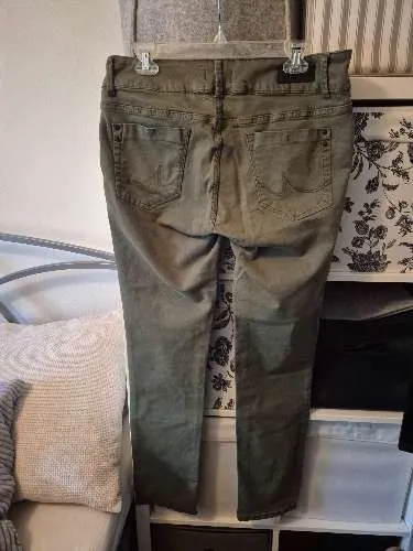 LTB Blue Addicted Damen Stoffhose Gr. 34 Oliv Slim Fit Casual Jeans