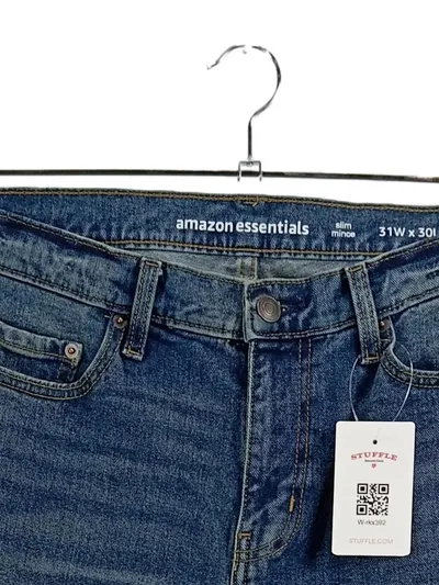 Amazon Essentials Herren Slim Fit Jeans W31 L30 Blau Stretch Denim