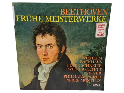 Decca Beethoven Frühe Meisterwerke LP Vinyl Wilhelm Backhaus Peter Schreier