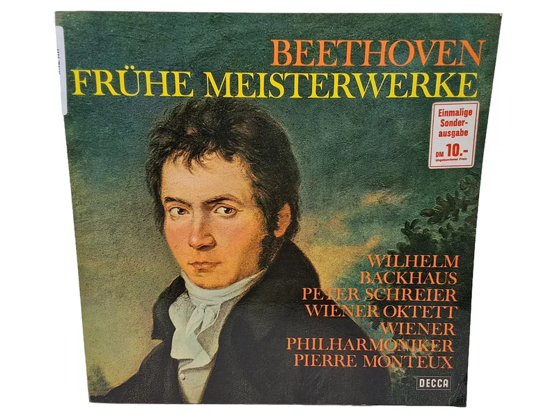 Decca Beethoven Frühe Meisterwerke LP Vinyl Wilhelm Backhaus Peter Schreier 1