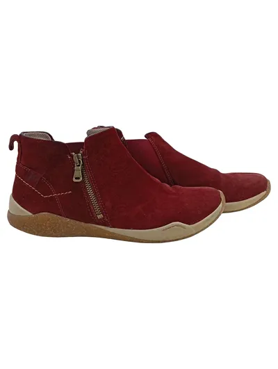 Josef Seibel Spirit of Nature Stiefelette Damen Gr 39 Rot Leder