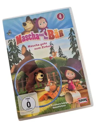 Mascha und der Bär Staffel 4 Mascha geht zum Zirkus DVD EUROPA Kinderserie