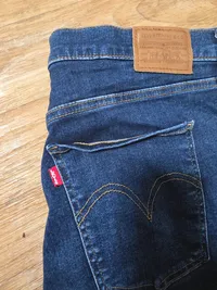 Levi's Mile High Super Skinny Jeans Damen Gr. 50/W38 Blau Stretch 3