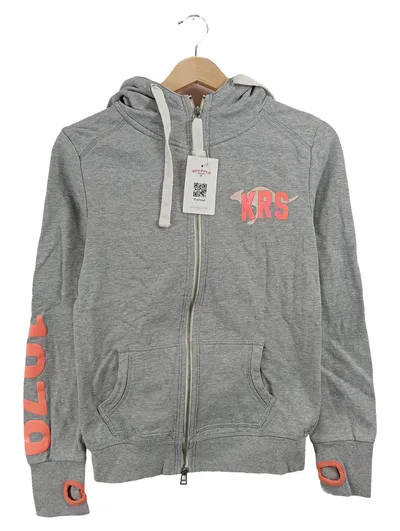 Kangaroos Damen Sweatjacke Hoodie Kapuzenjacke Grau Gr. 36/38
