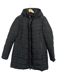 Barbara Lebek Steppjacke Damen Winterjacke mit Kapuze Schwarz Gr. 42 1