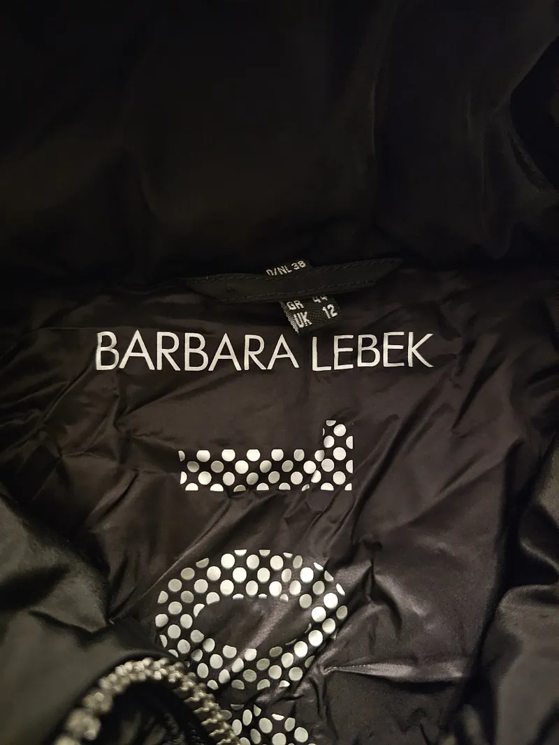 Barbara Lebek Steppjacke Damen Winterjacke mit Kapuze Schwarz Gr. 42 2