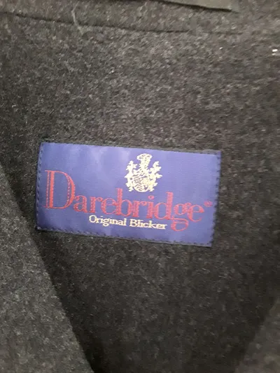 Darebridge Herren Wollmantel Grau Gr. 54 XXL Kaschmir Wolle Klassisch