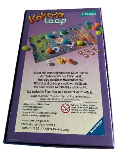 Ravensburger Kakerla Loop Brettspiel Käfer-Rennen ab 5 Jahre