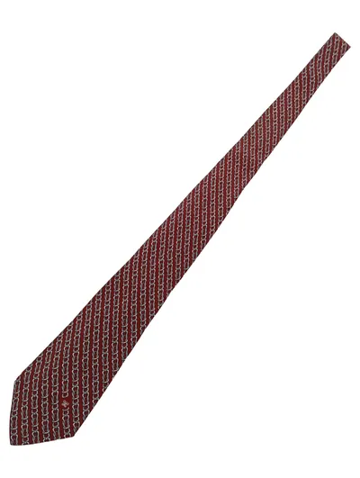 Van Laack Krawatte Herren Rot Seide Grafisch Business 9cm