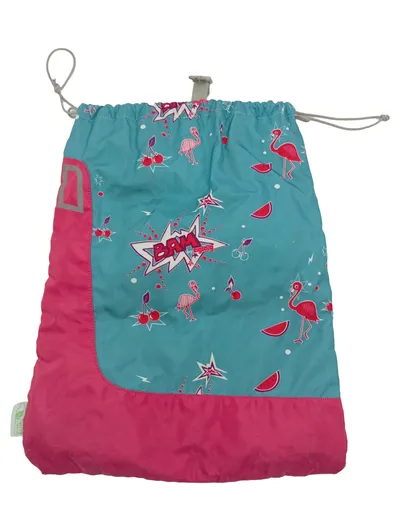 ergobag Turnbeutel Kinder Türkis Pink Flamingos Sportbeutel 35x44cm