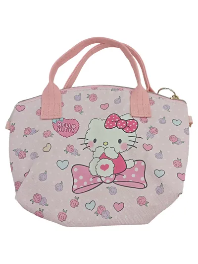 Hello Kitty Kosmetiktasche Damen Handtasche Rosa Polyester 22x16cm