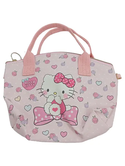 Hello Kitty Kosmetiktasche Damen Handtasche Rosa Polyester 22x16cm
