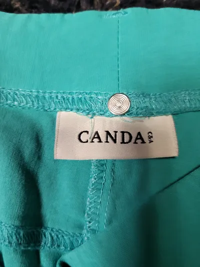 Canda Damen Stoffhose Türkis Gr. 46 Casual