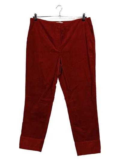 Gerry Weber Damen Cordhose Rot Gr. 46 Casual Baumwolle