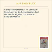 Cornelsen Mathematik 10. Schuljahr Schulbuch Lehrwerk 2