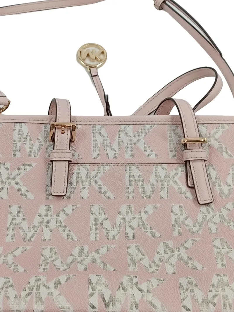 Michael Kors Damen Henkeltasche Rosa Logo-Print Elegant Umhängetasche 3
