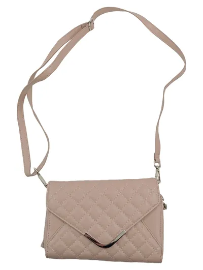 Janeeben Damen Umhängetasche gesteppt Rosa Elegant Crossbody Tasche