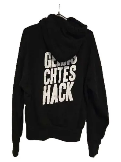 Gemischtes Hack Hoodie Kapuzenpullover Schwarz Gr. L Podcast Merch