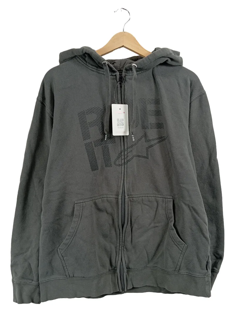 Alpinestars Herren Sweatjacke Ride It Hoodie Grau Gr. 50, L 1