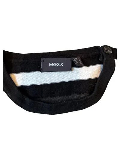 Mexx Pullover Herren Gr. 50 L Mehrfarbig Gestreift Baumwolle