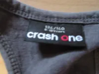 CRASH ONE Kinder Top Mädchen Gr. 134/140 Grau Rosenprint Streetwear 2