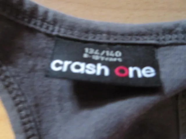 CRASH ONE Kinder Top Mädchen Gr. 134/140 Grau Rosenprint Streetwear 2