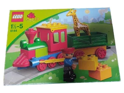 LEGO Duplo 6144 Eisenbahn Zug Set Giraffe Mehrfarbig 1,5-5 Jahre