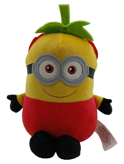 Minions Kuscheltier Erdbeere Plüschtier Stofftier 27 cm Mehrfarbig